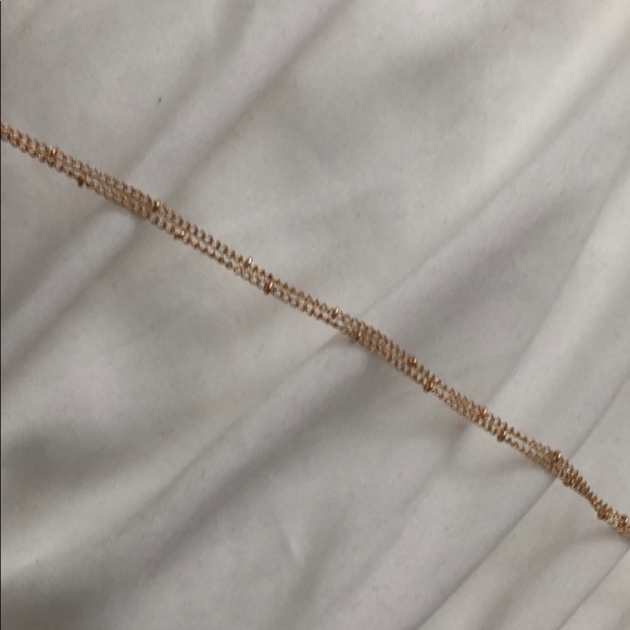 Gold Plated Double Layered Chain Bracelet... - Picture 4 of 4